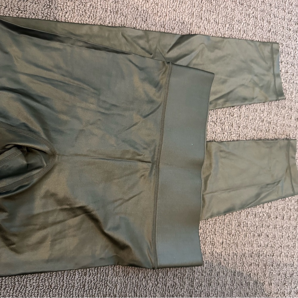 ALL ACCESS Olive Green Leggings